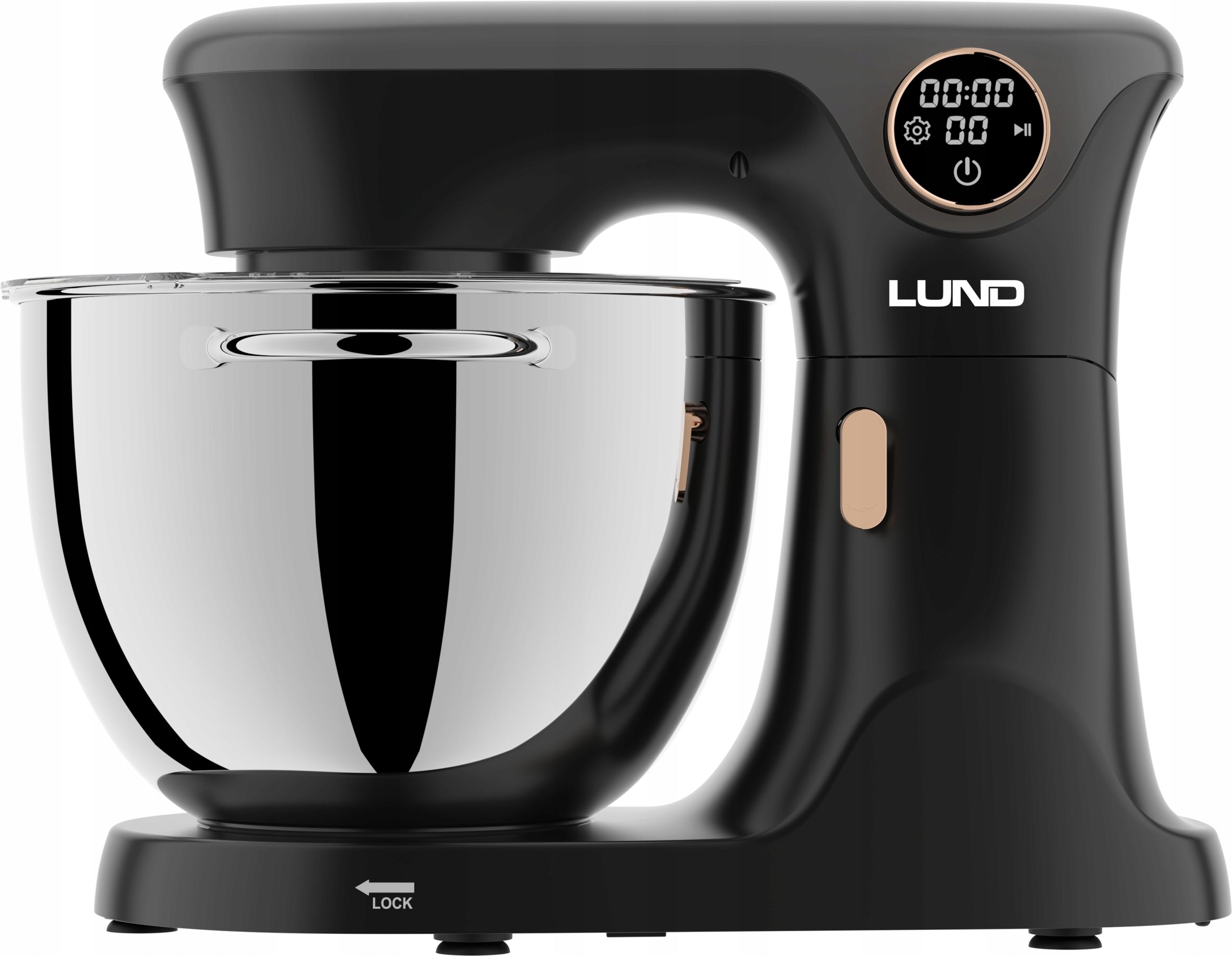 ROBOT FOOD PROCESSOR PLANETARY MIXER 6L POWER MAX. 3000W 10 SPEED TIMER LED Brand Lund