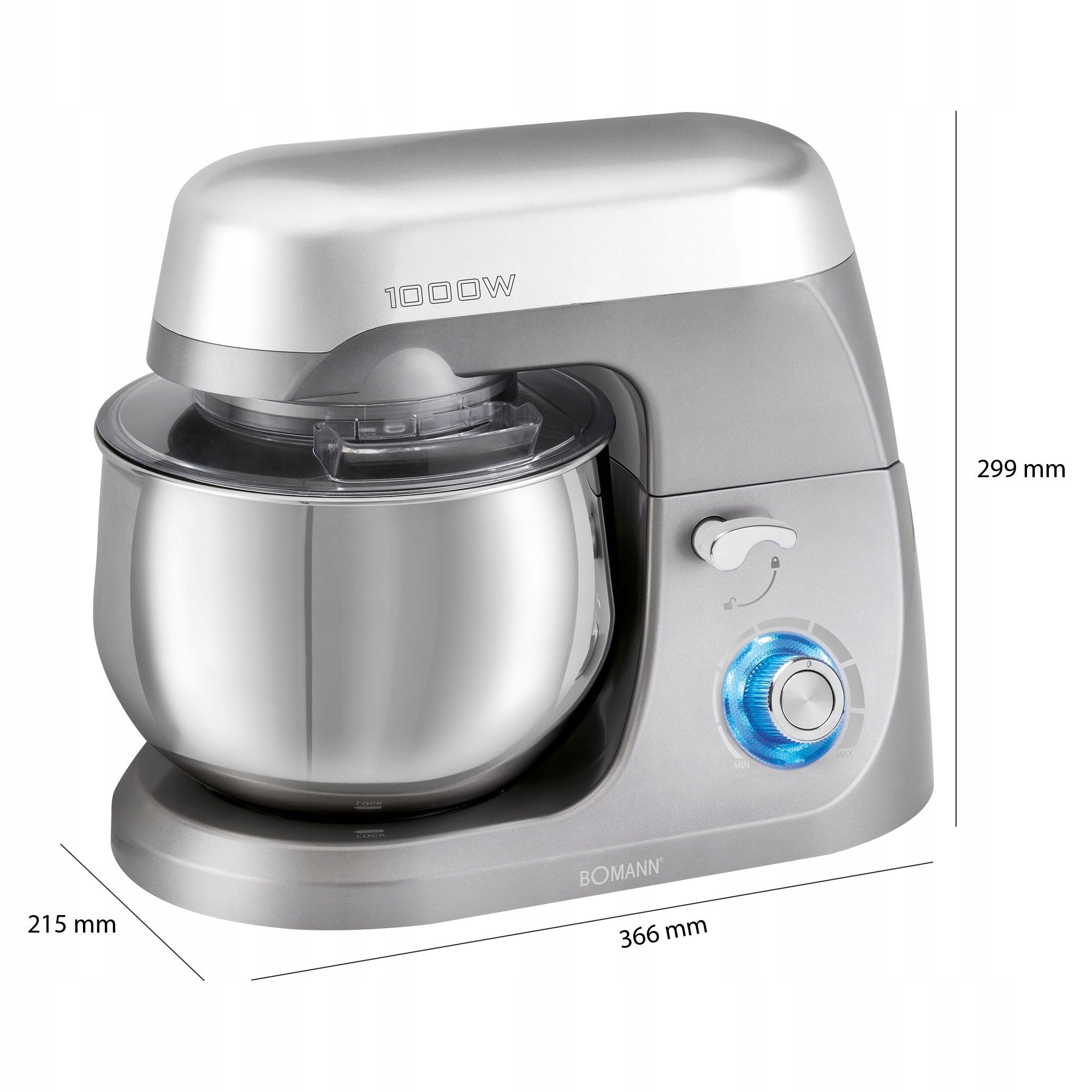 ROBOT FOOD PROCESSOR PLANETARY MIXER BOMANN KM CB Brand Clatronic
