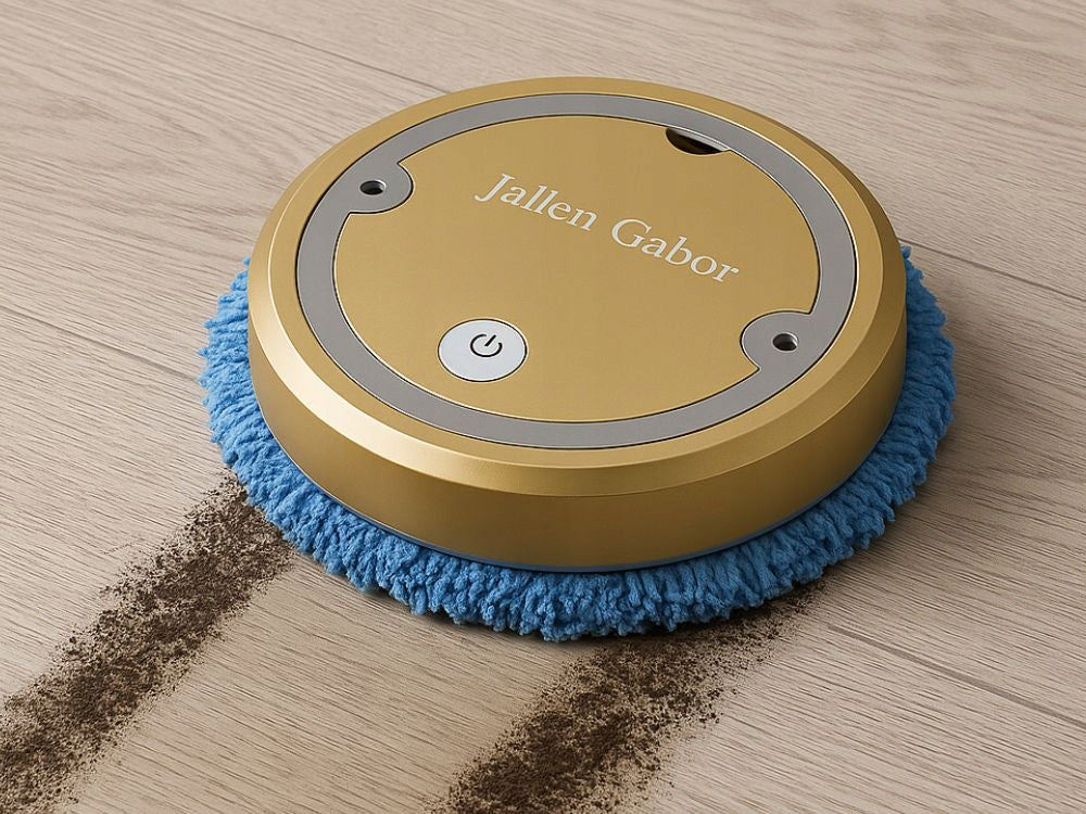 ROBOT MOPPING AUTOMATIC WIRELESS ELECTRIC CLEANING GOLD Brand Verk Group