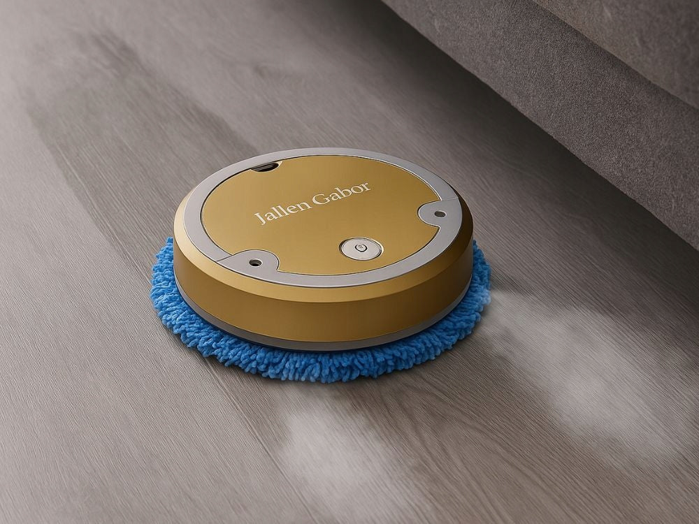 ROBOT MOPPING AUTOMATIC WIRELESS ELECTRIC CLEANING GOLD Packaging status original