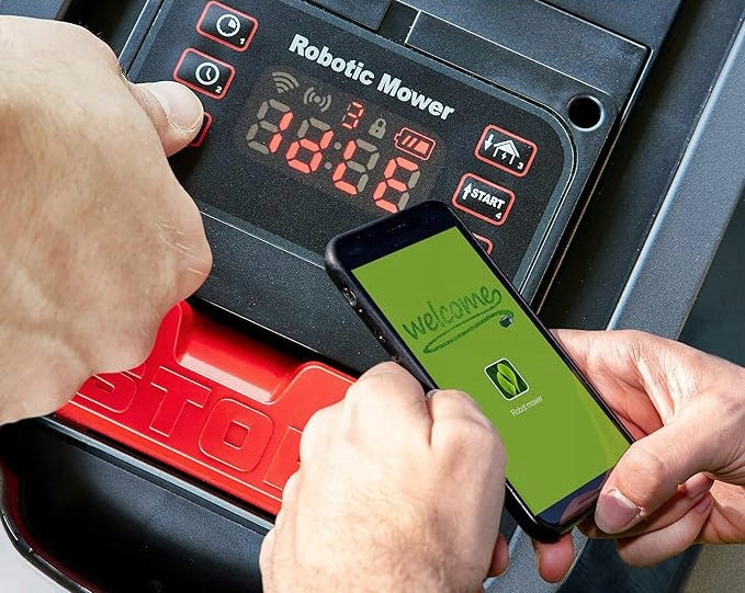 ROBOT MOWING BATTERY MOWING DEVICE HECHT 5605 APPLICATION 500 M2 Series 5605