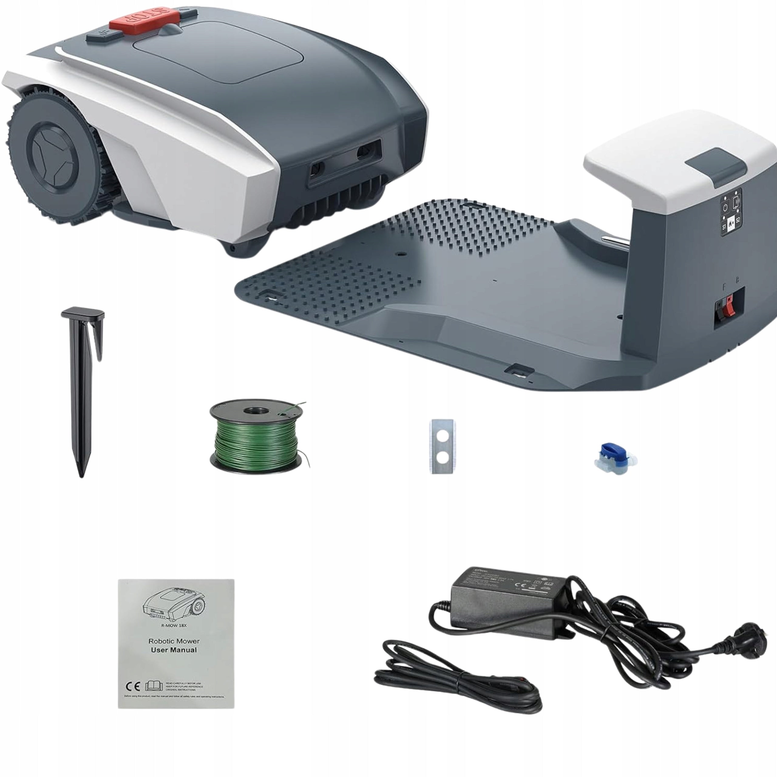 ROBOT MOWING LAWN MOWER WITHOUT CABLE WIFI APPLICATION OWLMOW M18EX Model Robotic Mower M18EX