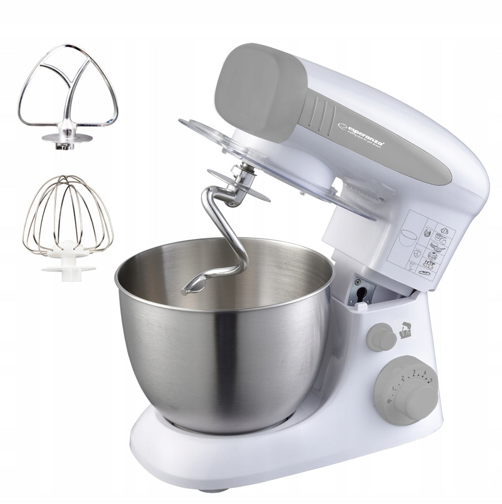 ROBOT PLANETARY KITCHEN MIXER ESPERANZA BOWL 3 TIPS LARGE 800W Packaging status original