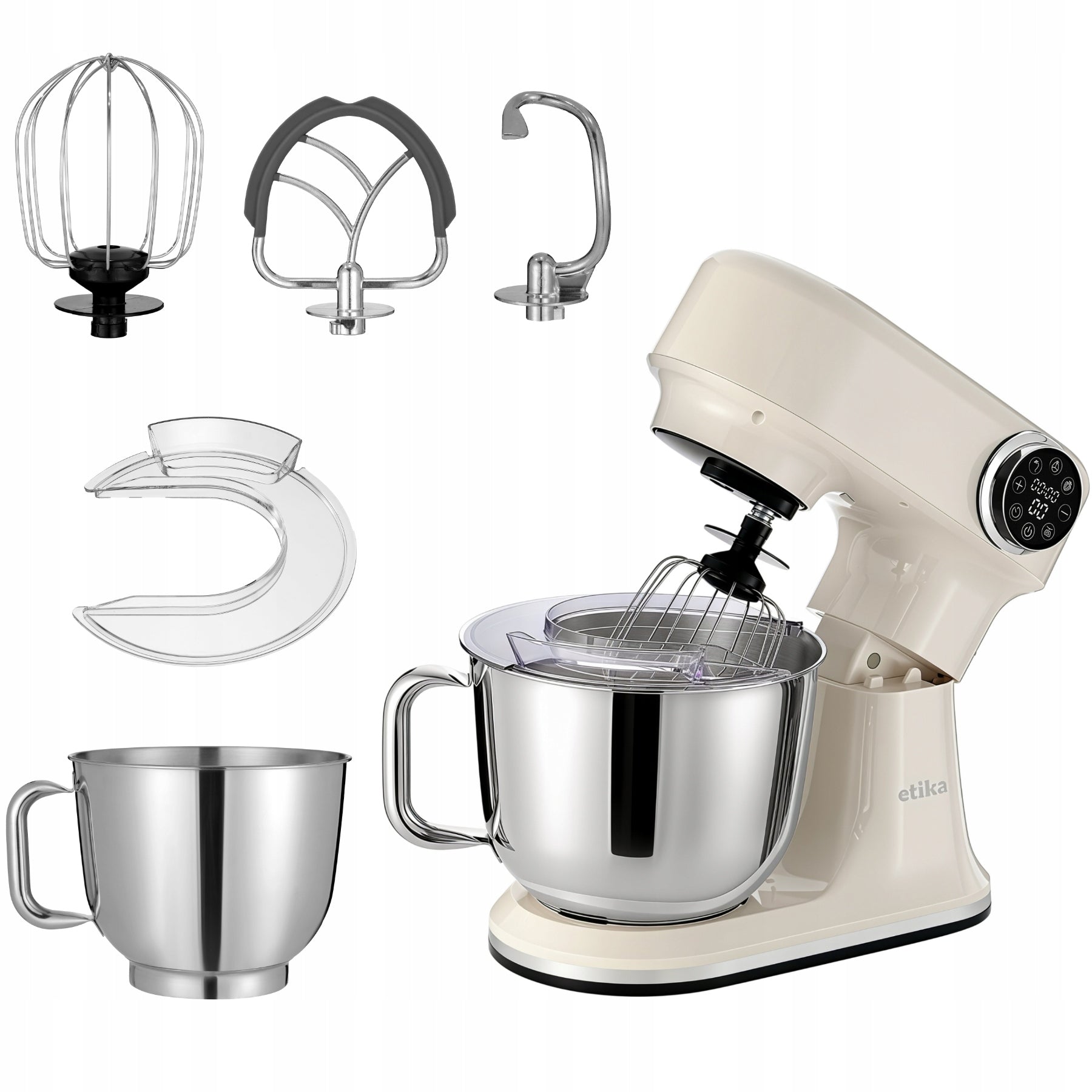 ROBOT PLANETARY KITCHEN MIXER WITH METAL BOWL 3000W PROFESSIONAL WEIGHT Brand Etika