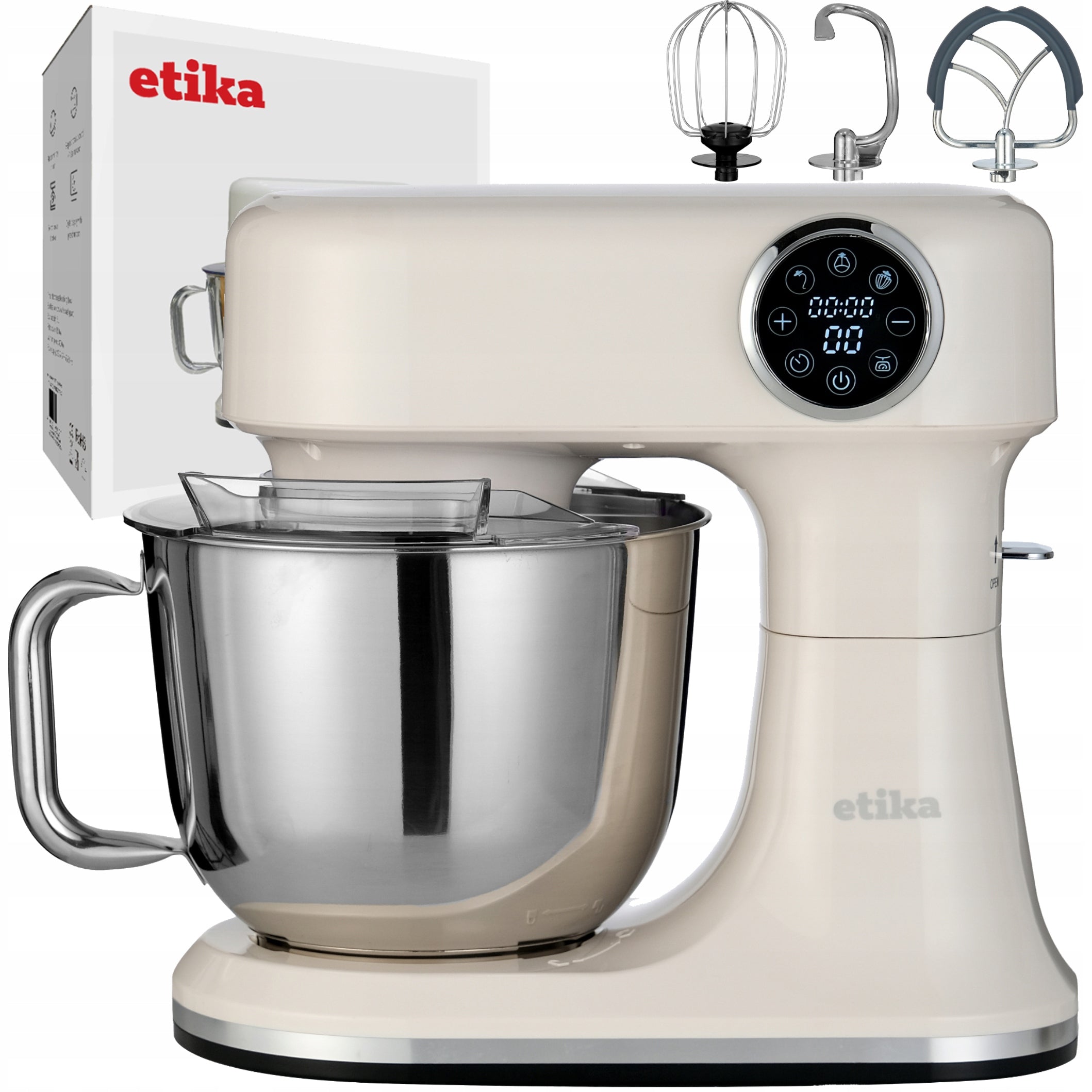 ROBOT PLANETARY KITCHEN MIXER WITH METAL BOWL 3000W PROFESSIONAL WEIGHT Packaging status original