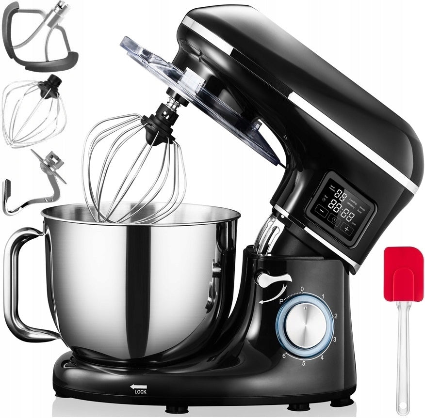 ROBOT PLANETARY MIXER KERCH MYCHEF HEATED BOWL BLACK 6,2L ACCESSORIES