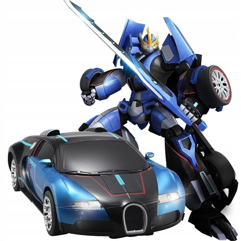 ROBOT REMOTE CONTROLLED CAR AUTO 2in1 AUTOBOT RC LIGHTS + BATTERY Packaging status original