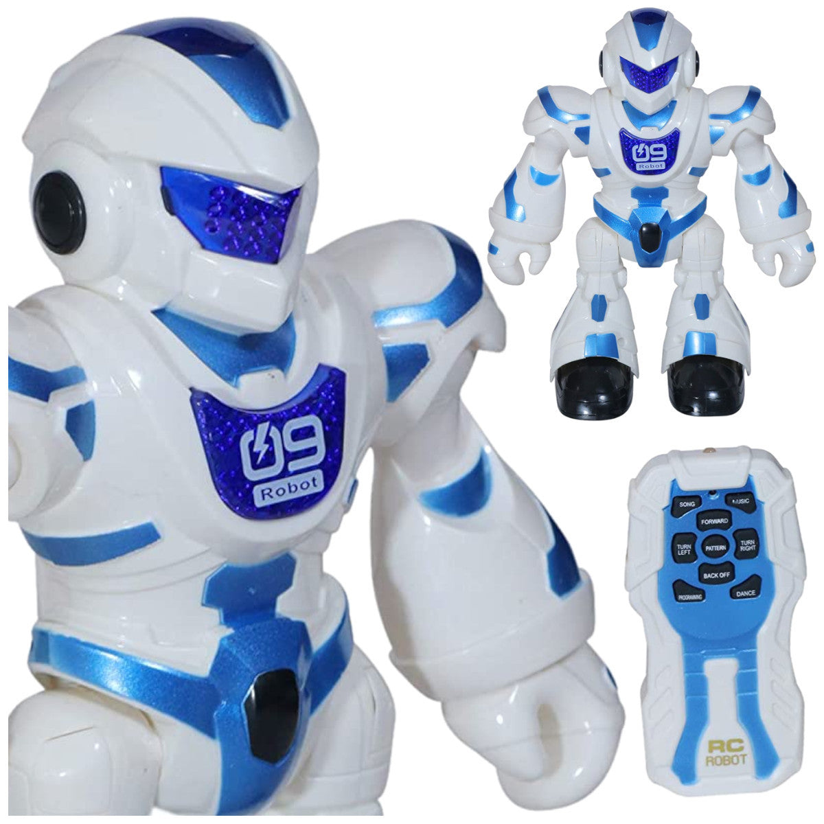 ROBOT REMOTE CONTROLLED Interactive FOR PROGRAMMING on LED Remote Control Music Packaging status original