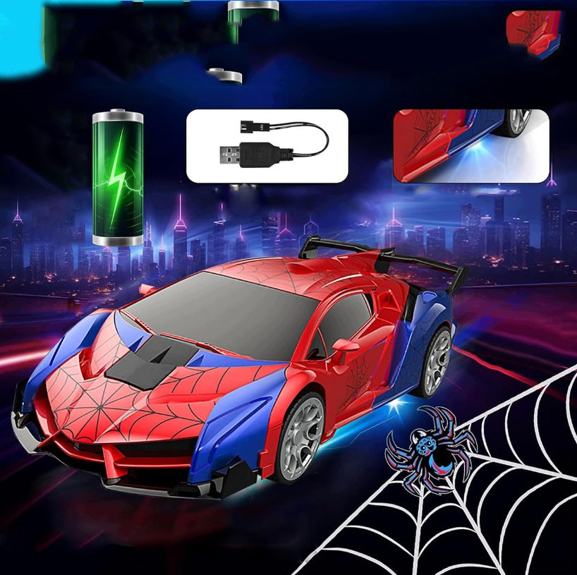 ROBOT SPIDER CAR 2IN1 REMOTE CONTROLLED AND EQUIPPED WITH LIGHTING Packaging status original