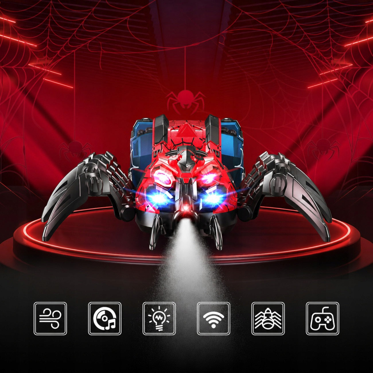 ROBOT SPIDER REMOTE CONTROLLED STEAM ARACHUS TOY FOR CHILDREN Packaging status original