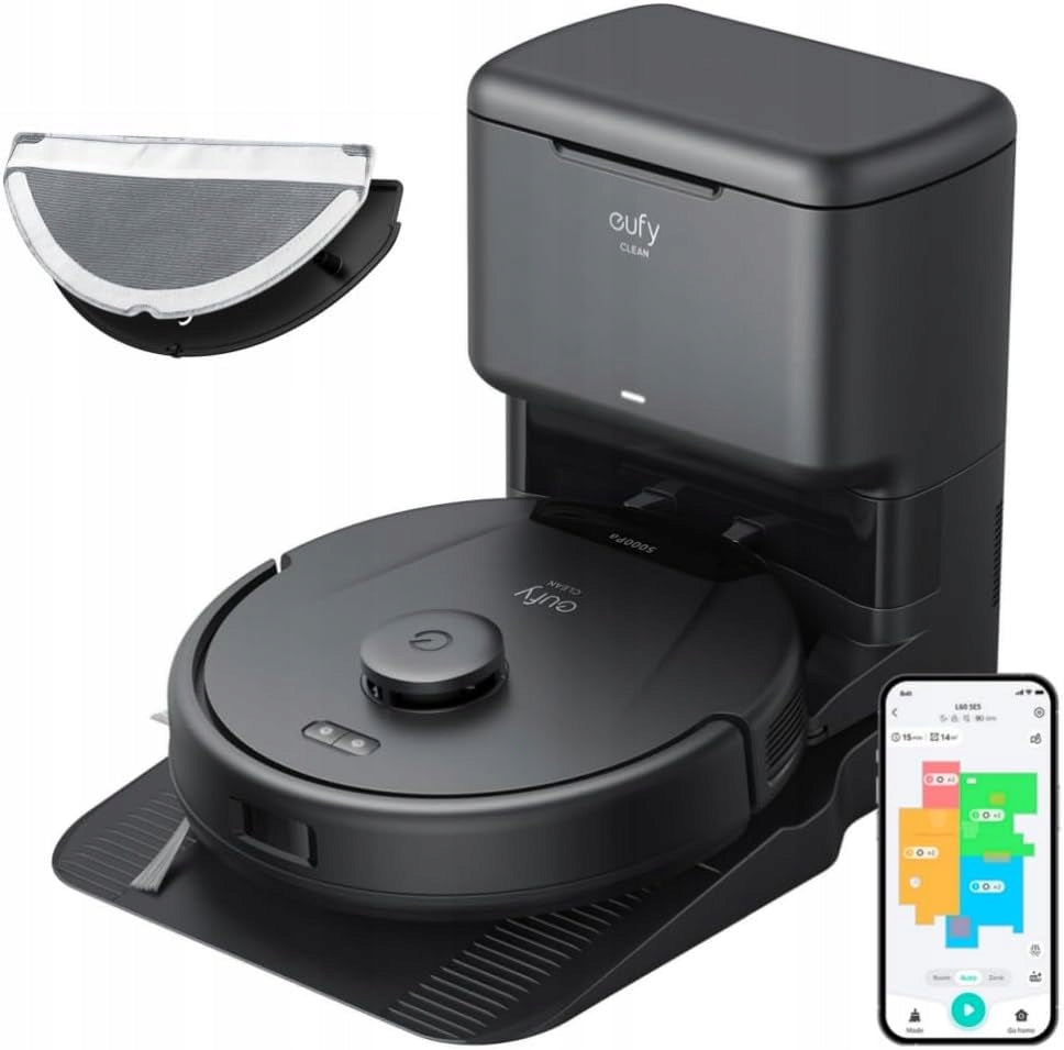 ROBOT VACUUM CLEANER 2IN1 5000PA SELF-EMPTYING