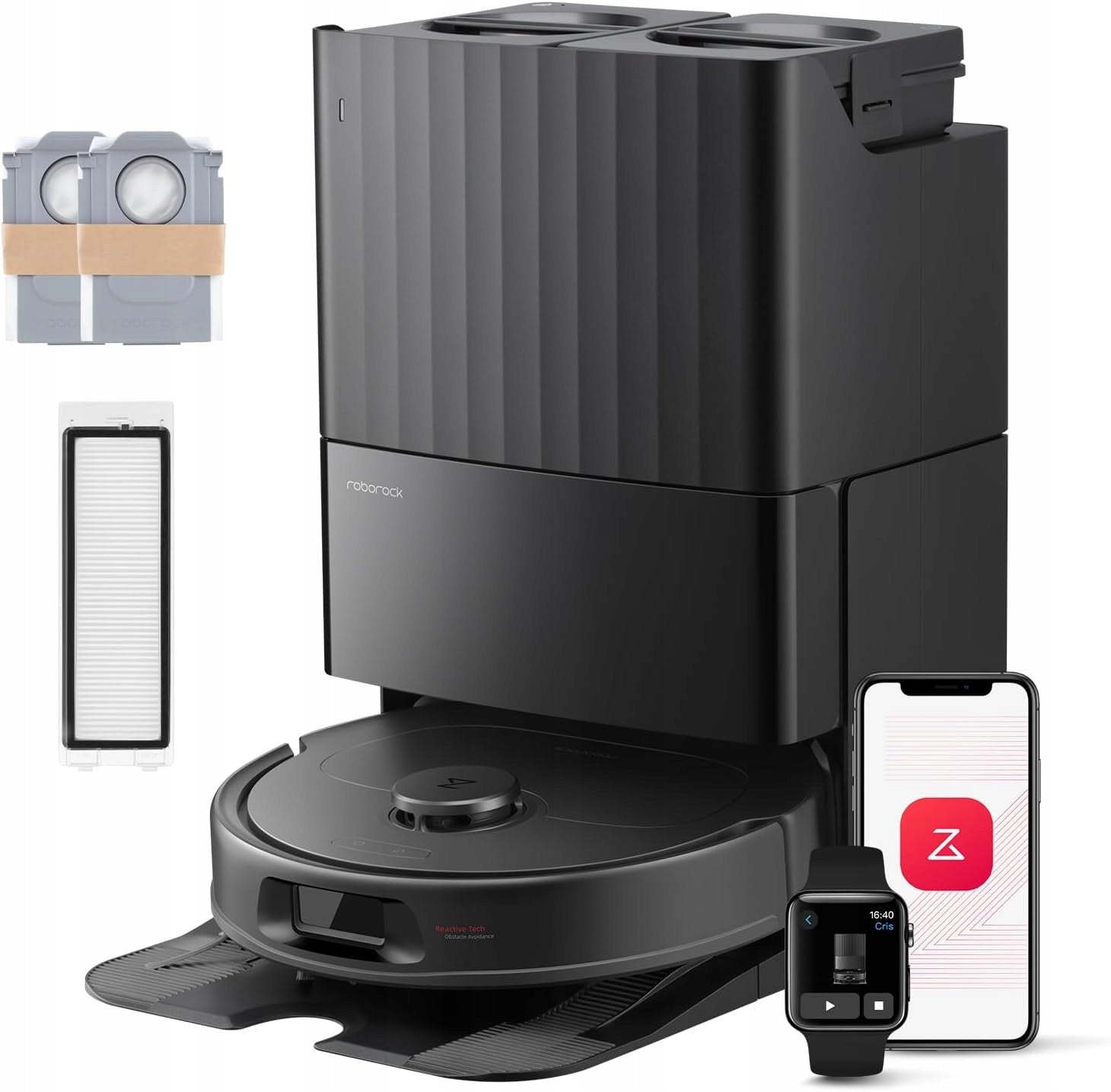 ROBOT VACUUM CLEANER 8000PA HIPERFORCE MOps 200 RPM STATION