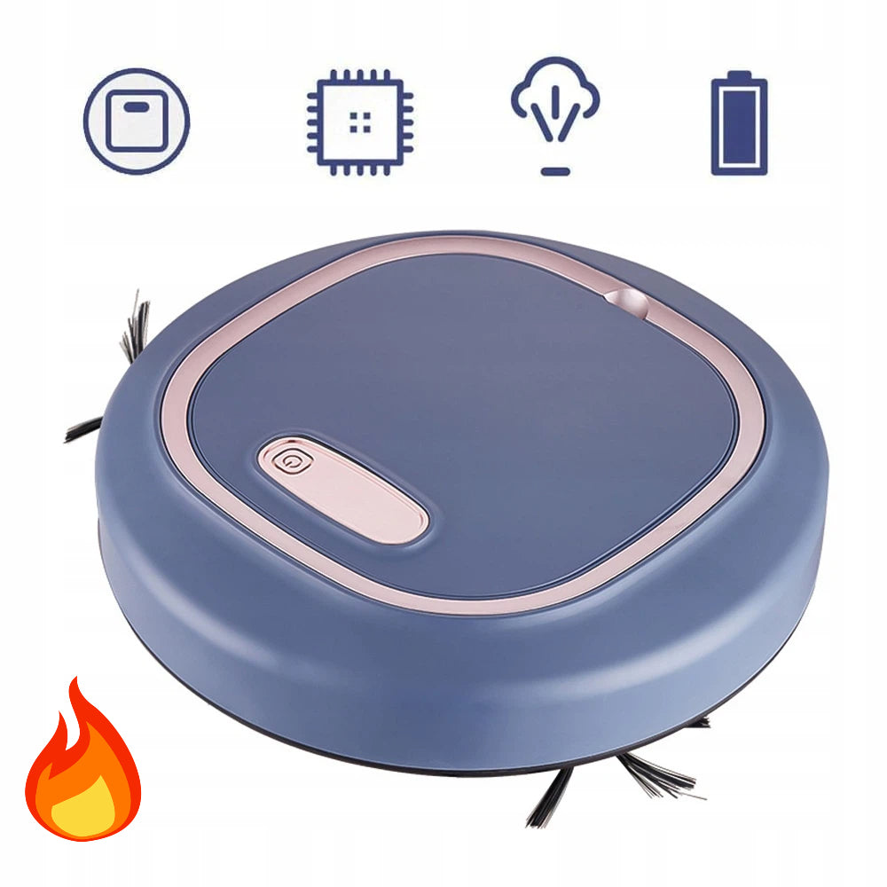 ROBOT VACUUM CLEANER FLOOR CLEANING 3IN1 SWEEPING VACUUMING