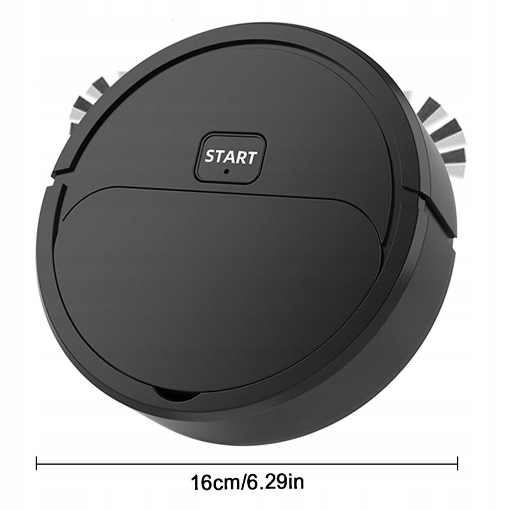 ROBOT VACUUM CLEANER, ROBOT VACUUM CLEANER, FOR HAIR, DUST, CARPETS AND Dominant color white
