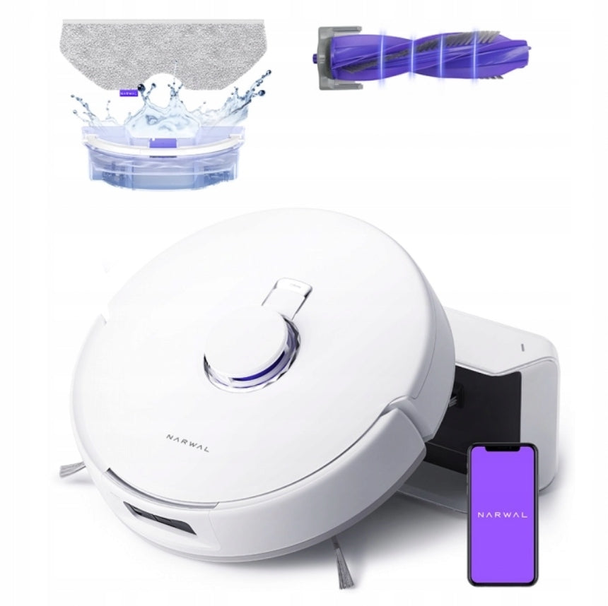 ROBOT VACUUM CLEANER SMART VACUUM CLEANER ROBOT SUCTION POWER 7800PA TRI-LASER