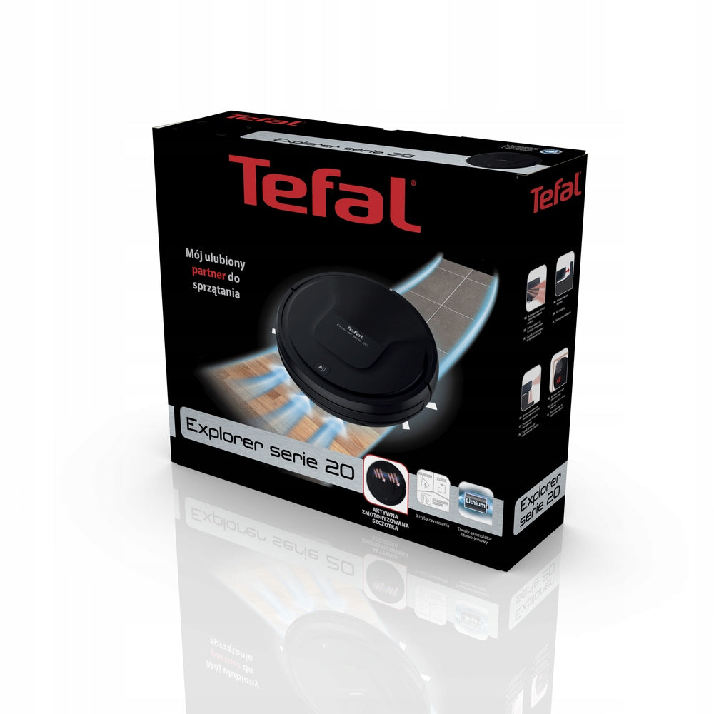 ROBOT VACUUM CLEANER TEFAL EXPLORER SERIES 20 RG6825WH Brand Tefal
