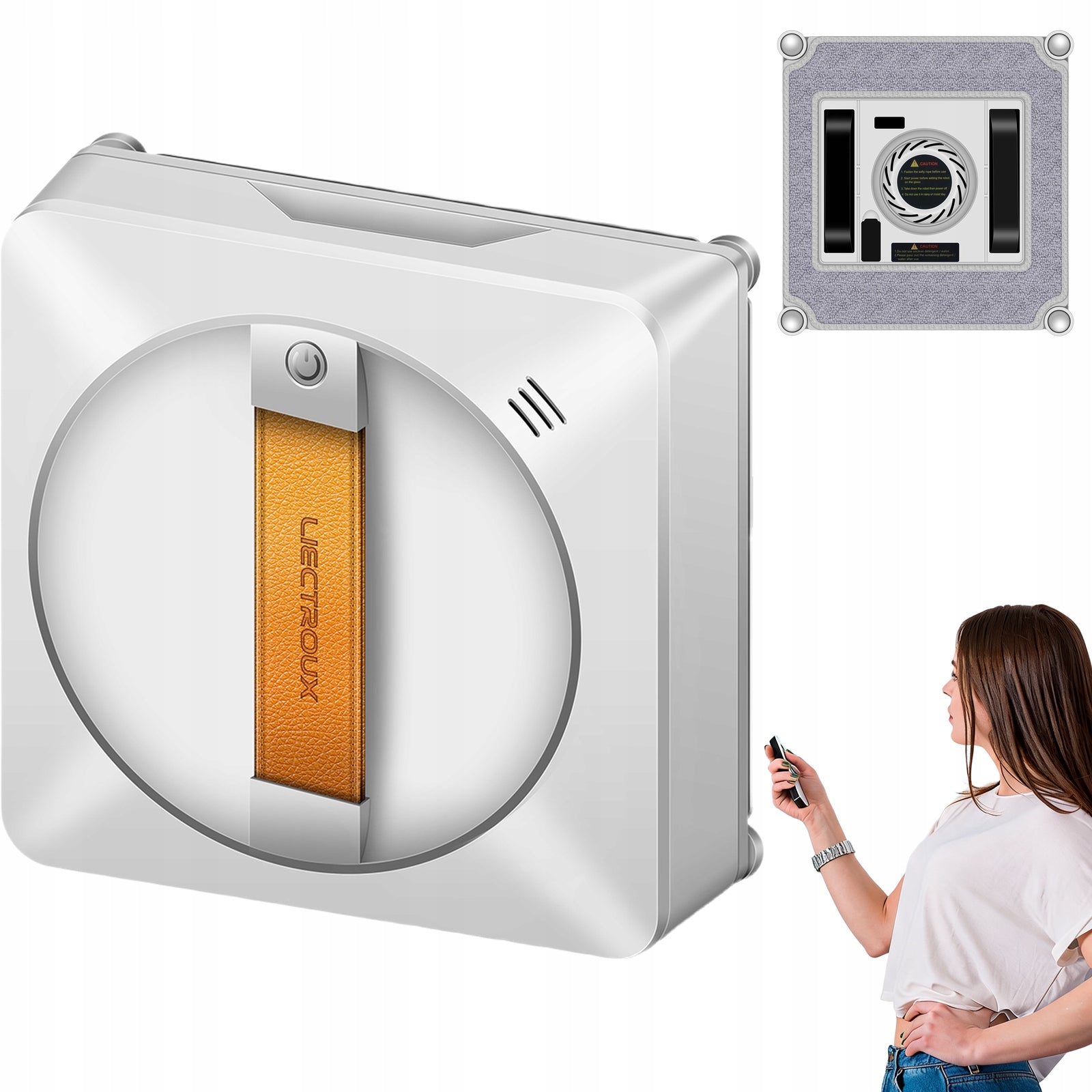 ROBOT WINDOW CLEANER AUTOMATIC 2500PA WITH DOUBLE SPRAY AND REMOTE CONTROL APP
