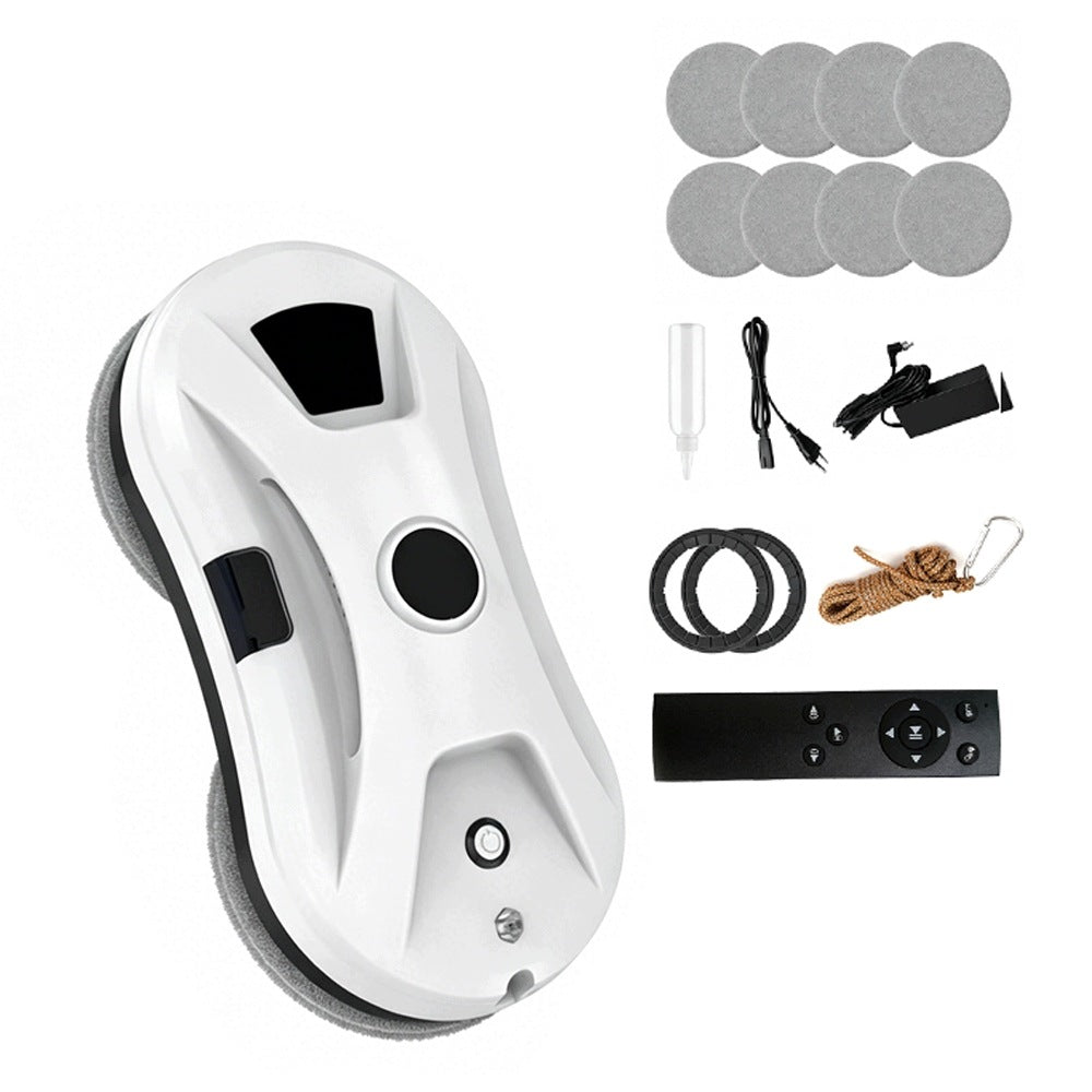 ROBOT WINDOW CLEANER MIRROR WASHER AUTOMATIC + 10 MOPS SET XXL