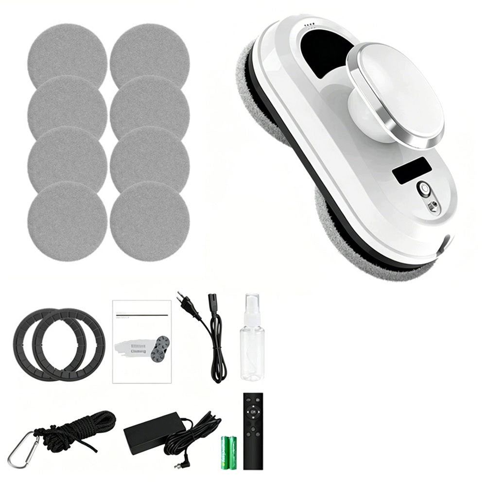 ROBOT WINDOW CLEANER MIRROR WASHER AUTOMATIC + 10 MOPS SET