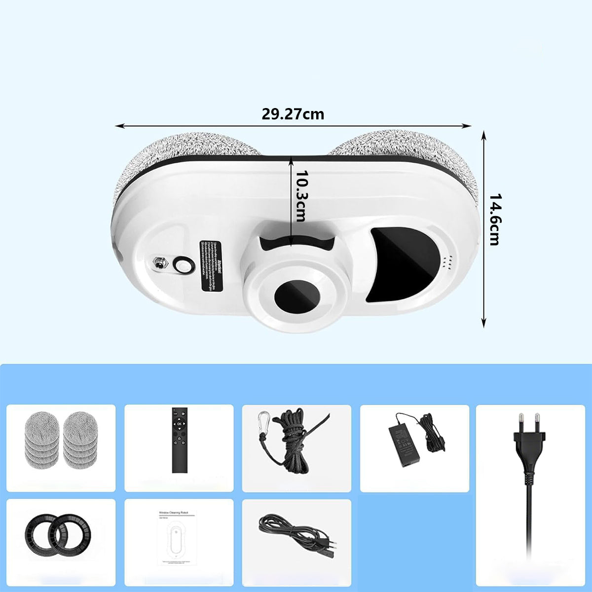 ROBOT WINDOW CLEANER MIRROR WASHER AUTOMATIC SMART KIT Brand no brand