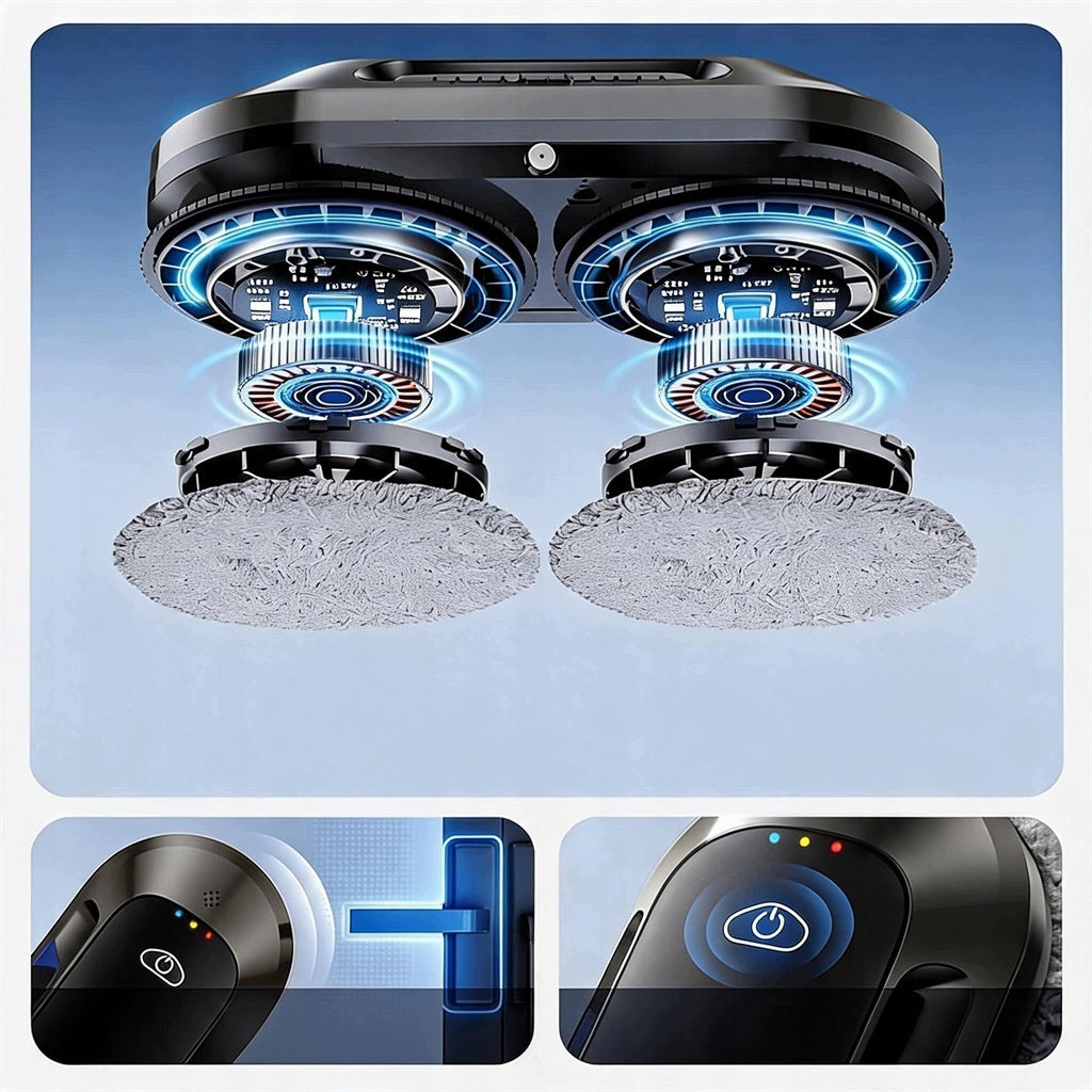 ROBOT WINDOW CLEANER MIRROR WASHER AUTOMATIC SMART KIT Packaging status original