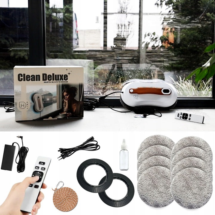 ROBOT WINDOW CLEANER MIRRORS AUTOMATIC WASHER + 10 MOPS SET XXL Brand no brand