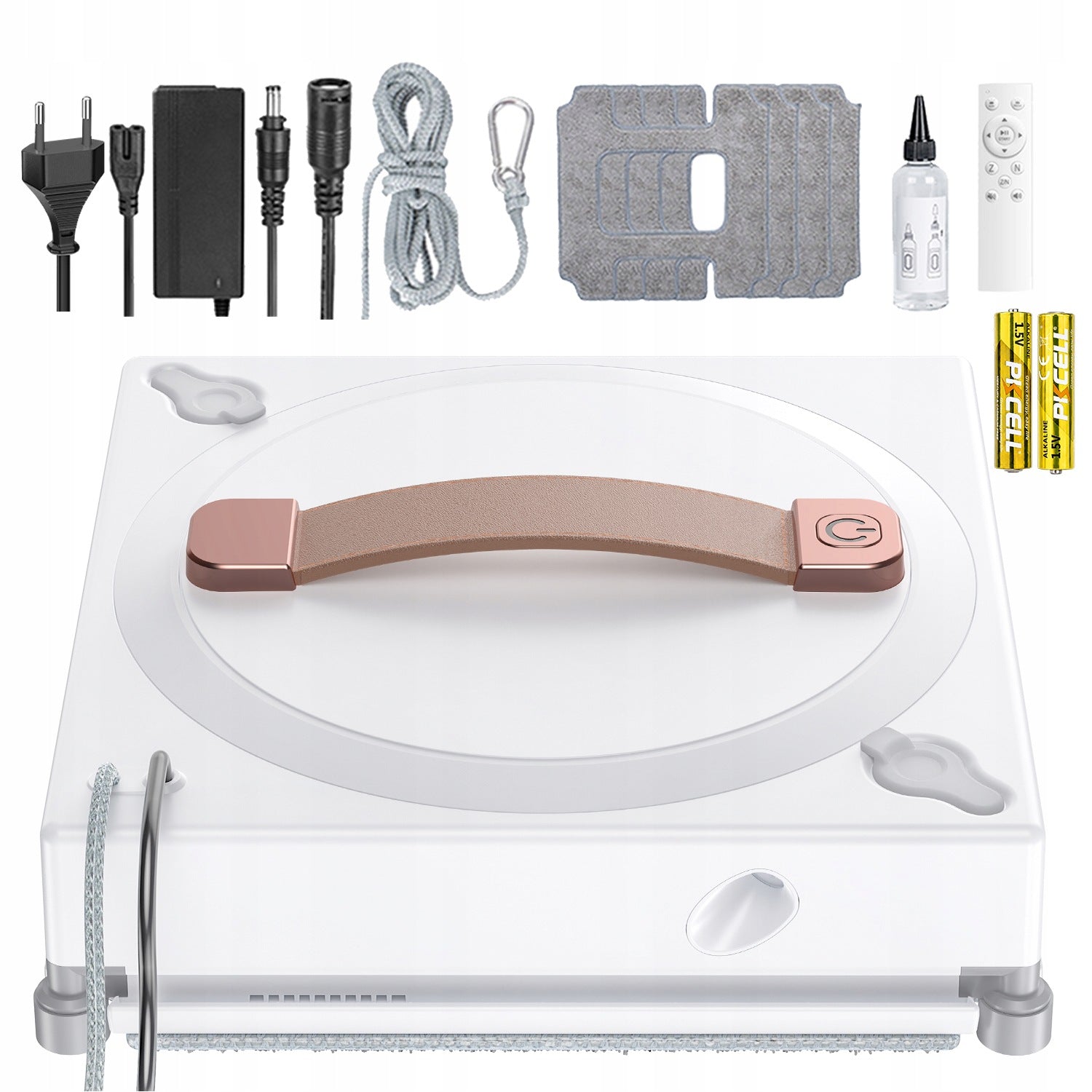 ROBOT WINDOW CLEANER MIRRORS AUTOMATIC WASHER WITH REMOTE CONTROL SET 5000 PA