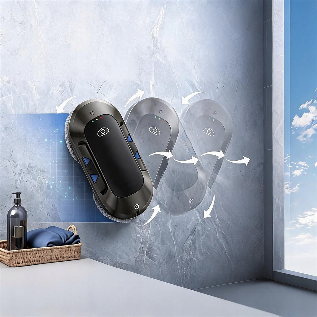 ROBOT WINDOW MIRROR WASHER SMART WINDOW WASHER SET Dominant color black