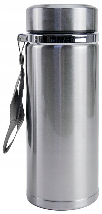 ROBUST TRAVEL VACUUM THERMOS FOR COFFEE TEA WITH INFUSER 900 ml