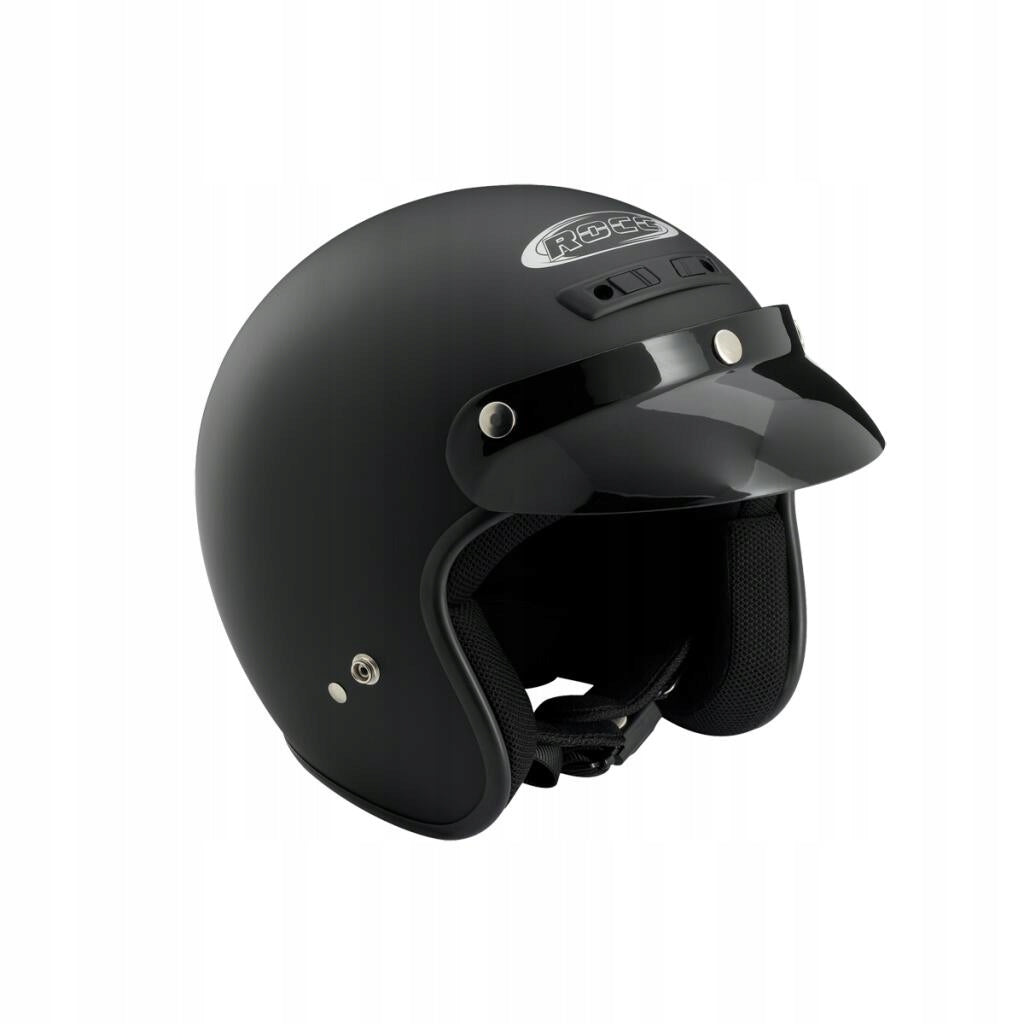 ROCC 9200 HAS A MATTE CLASSIC OPEN CHOPPER CRUISER MOTORCYCLE HELMET - S