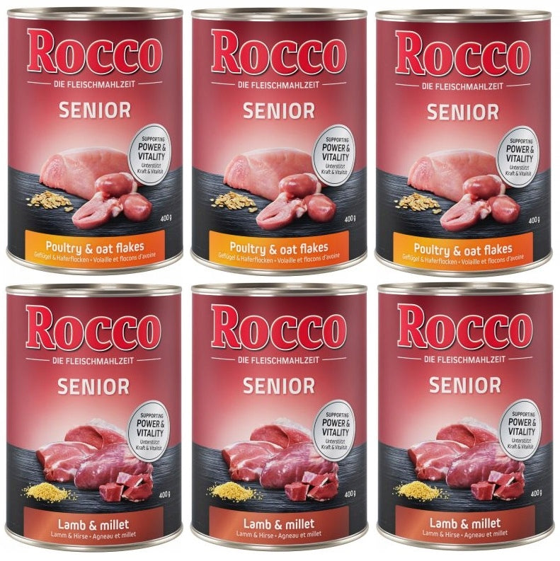 ROCCO SENIOR lamb and beef 6 x 400g