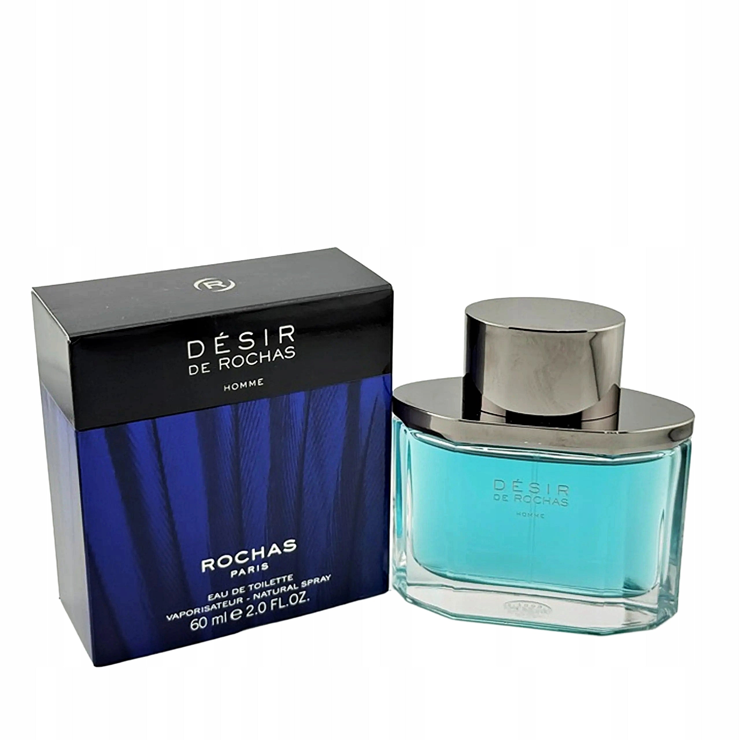 ROCHAS DESIR DE ROCHAS HOMME 60 ML EAU DE TOILETTE RARE