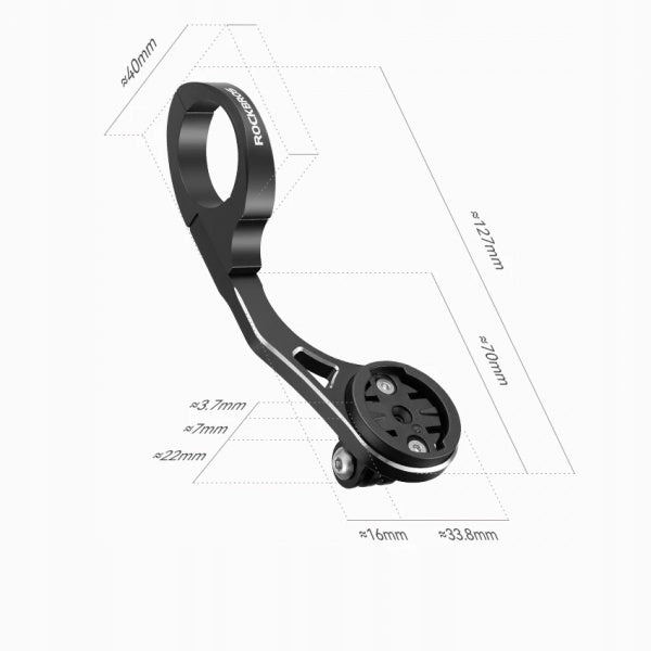 ROCKBROS 4001 Garmin Edge Wahoo GPS Counter Holder GoPro Aluminum Manufacturer code 29210014001