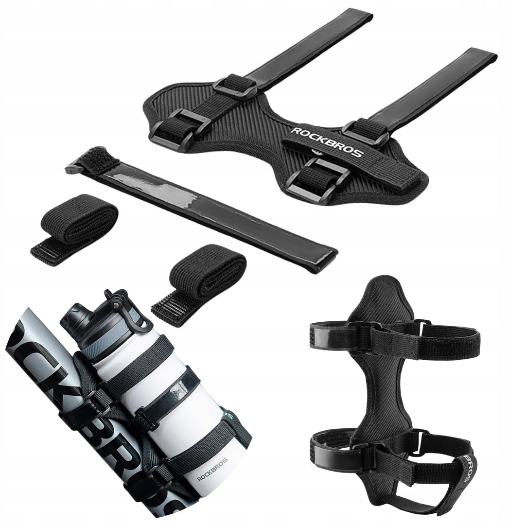 ROCKBROS BICYCLE HOLDER FRAME STRAP WITH VELCRO FOR WATER BOTTLE SPEAKER