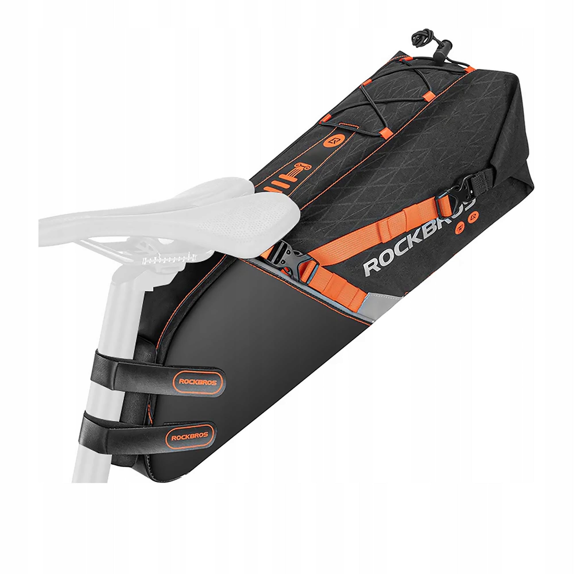 ROCKBROS Bicycle Bag Rear Pouch 10L Seat Packaging status original