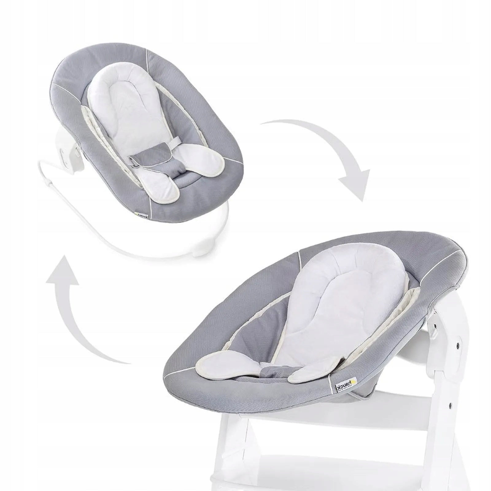 ROCKER BOUNCER HAUCK 2IN1 WITH ALPHA CHAIR FRAME