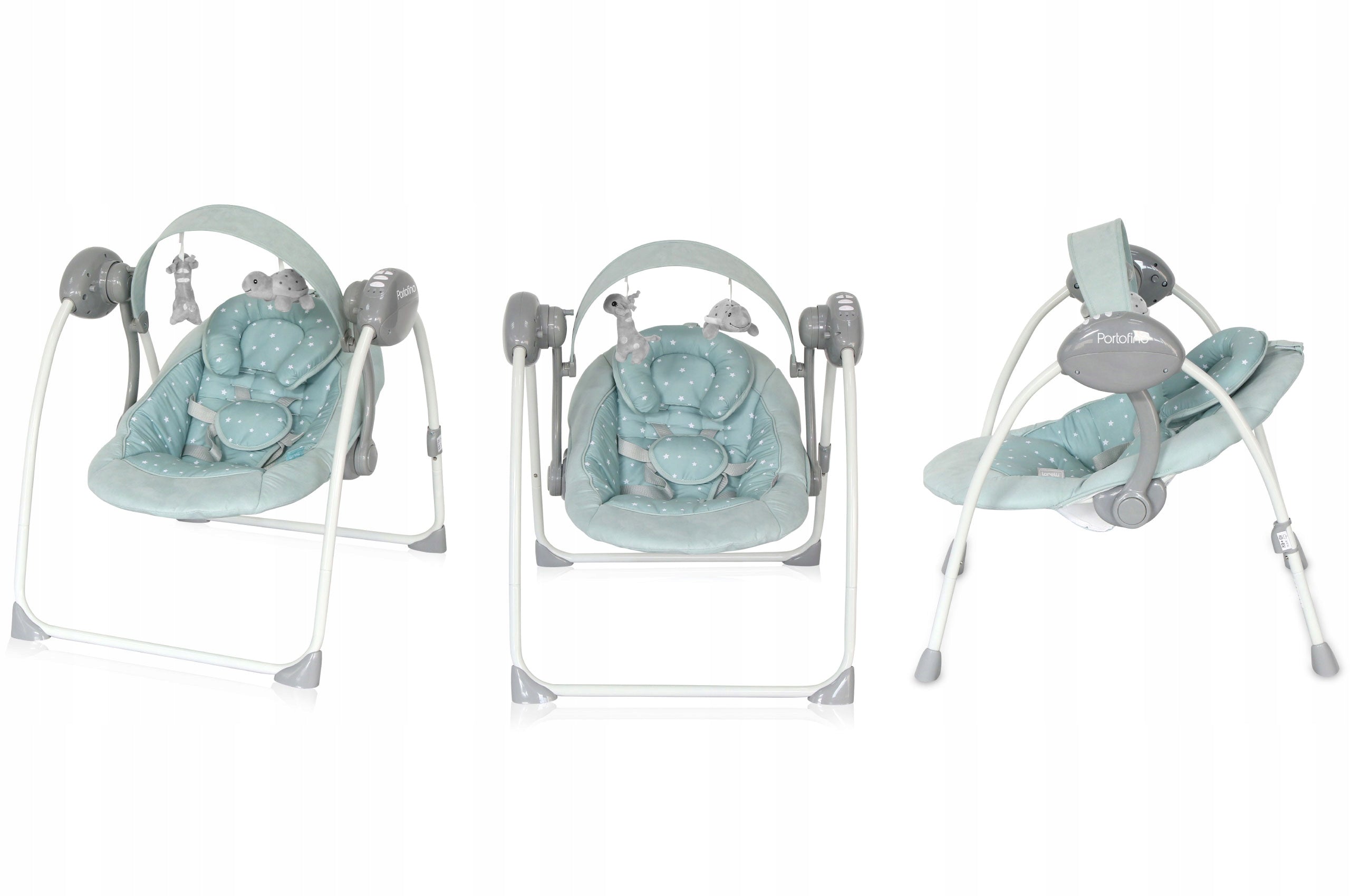 ROCKER LOUNGER CRADLE MUSIC PORTOFINO GREEN STARS Packaging status original