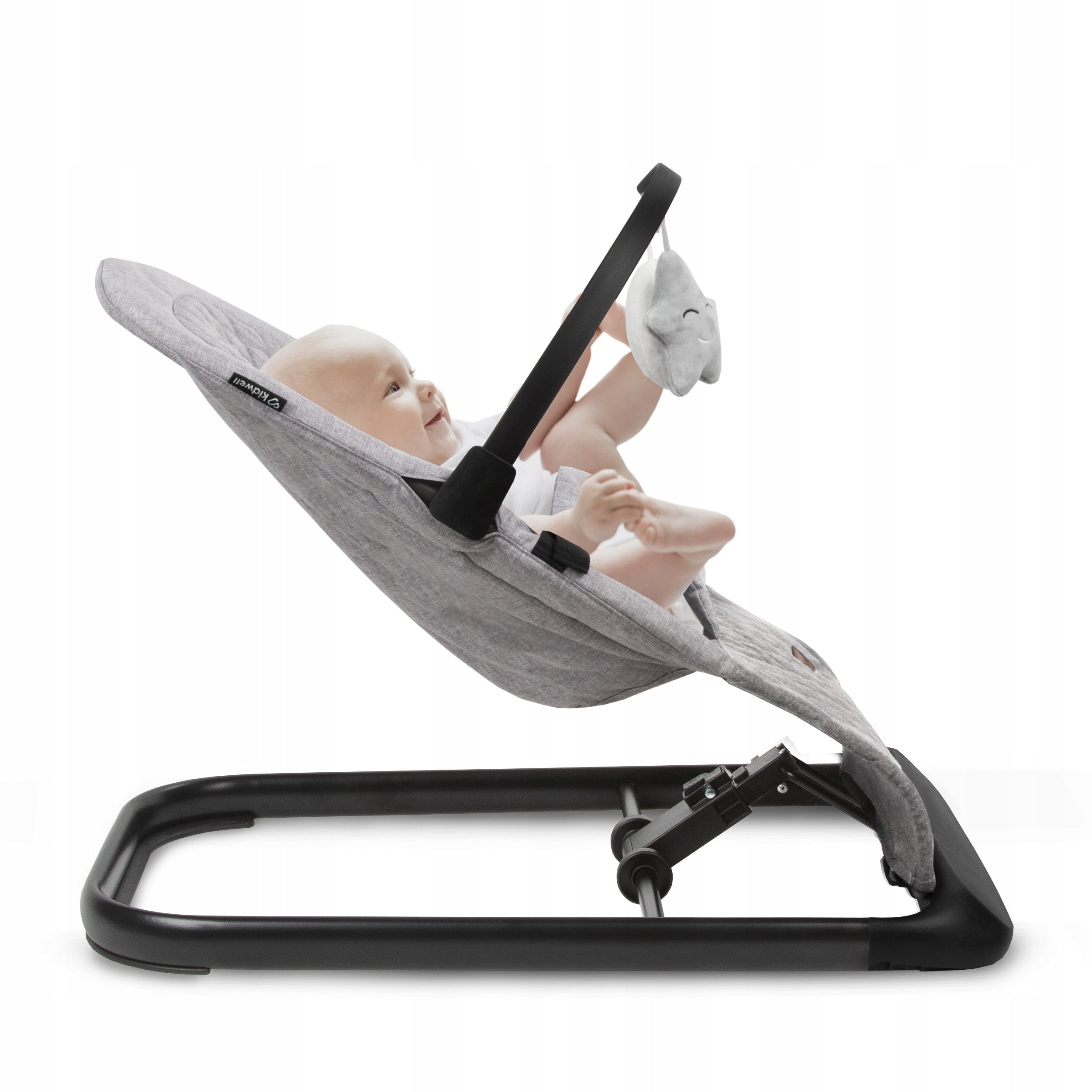 ROCKER LOUNGER KIDWELL LARO FOLDING BABIES 2 TOYS HEADBAND GREY Brand Kidwell