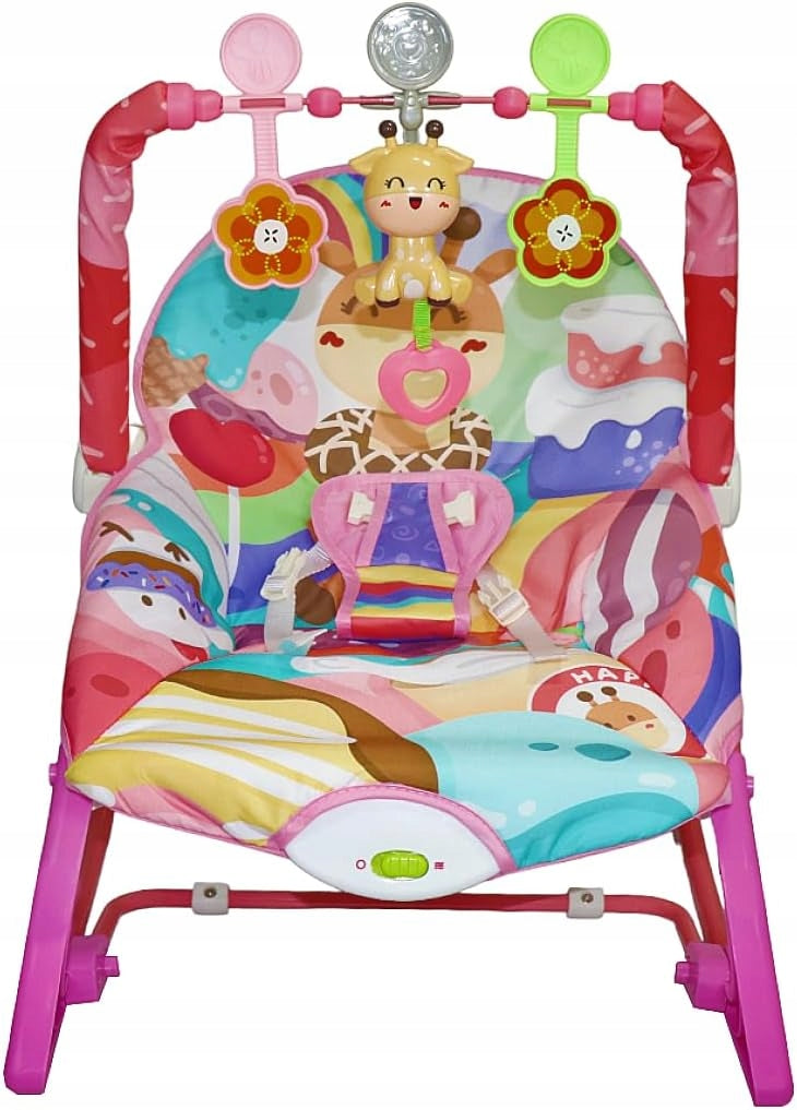 ROCKER LOUNGER SEAT CRADLE MUSIC + VIBRATION + TOYS model 2024