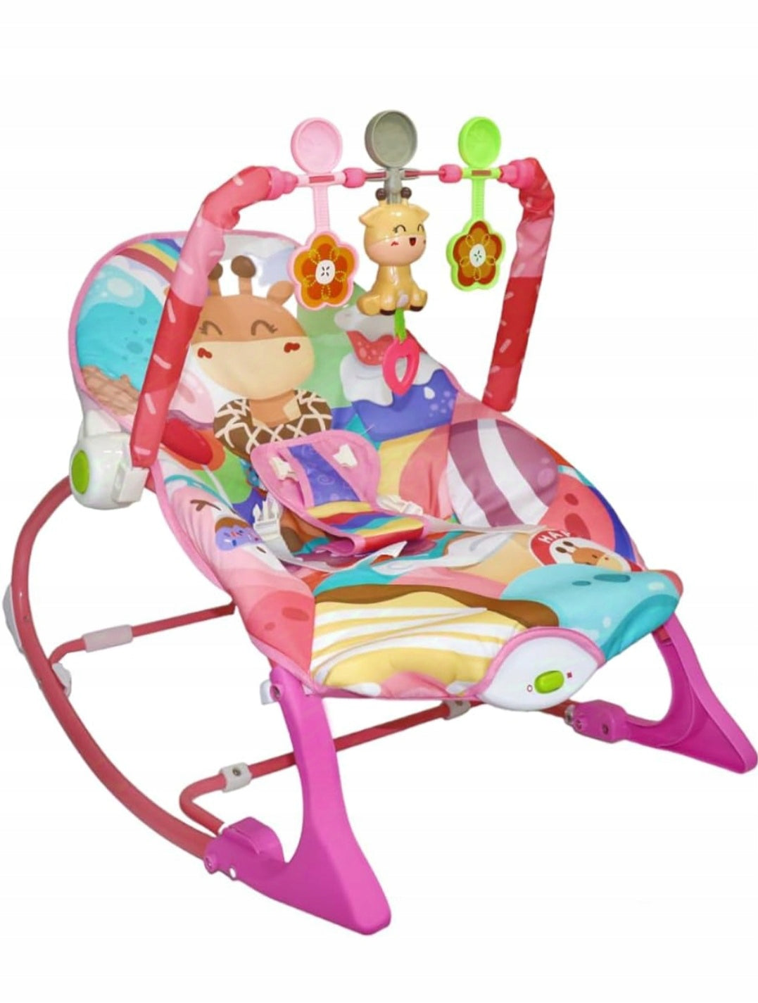 ROCKER LOUNGER VIBRATION CRADLE MUSIC GIRAFFE 0-18 KG. Brand no brand