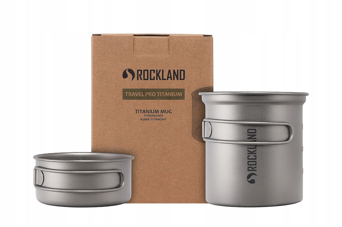 ROCKLAND - Titanium cookware set - TRAVEL PRO TITANIUM Packaging status original