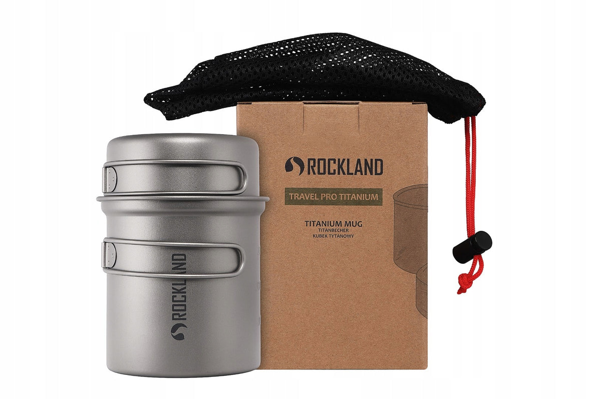 ROCKLAND - Titanium cookware set - TRAVEL PRO TITANIUM