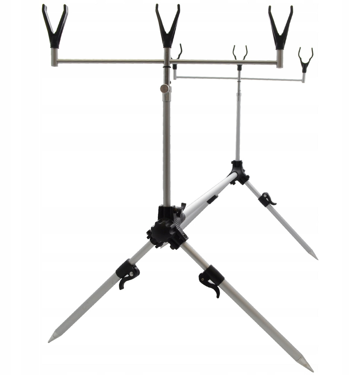 ROD CARP STAND FOR ADJUSTABLE FOR 3 RODS ALUMINIUM SUPPORT 280509 Packaging status original