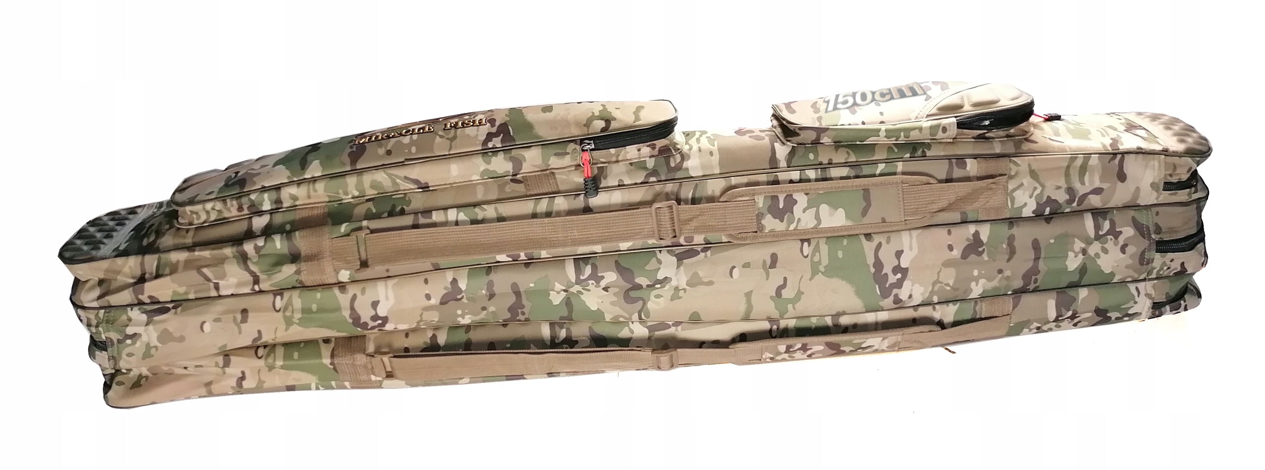 ROD COVER 150 cm 3 CHAMBER RIGID STRONG Kind fishing rod cover