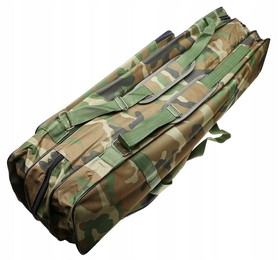 ROD COVER 90CM 3 COMPARTMENTS BAG BACKPACK SUSPENDERS RUMPOL 200501 Kind fishing rod cover