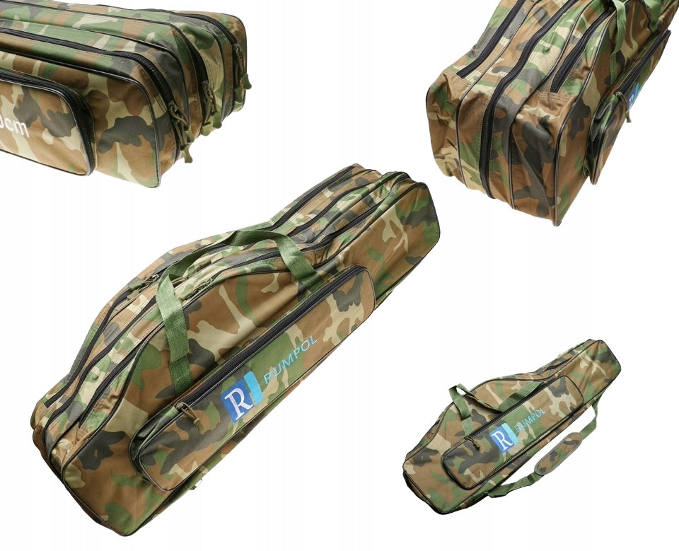 ROD COVER 90CM 3 COMPARTMENTS BAG BACKPACK SUSPENDERS RUMPOL 200501