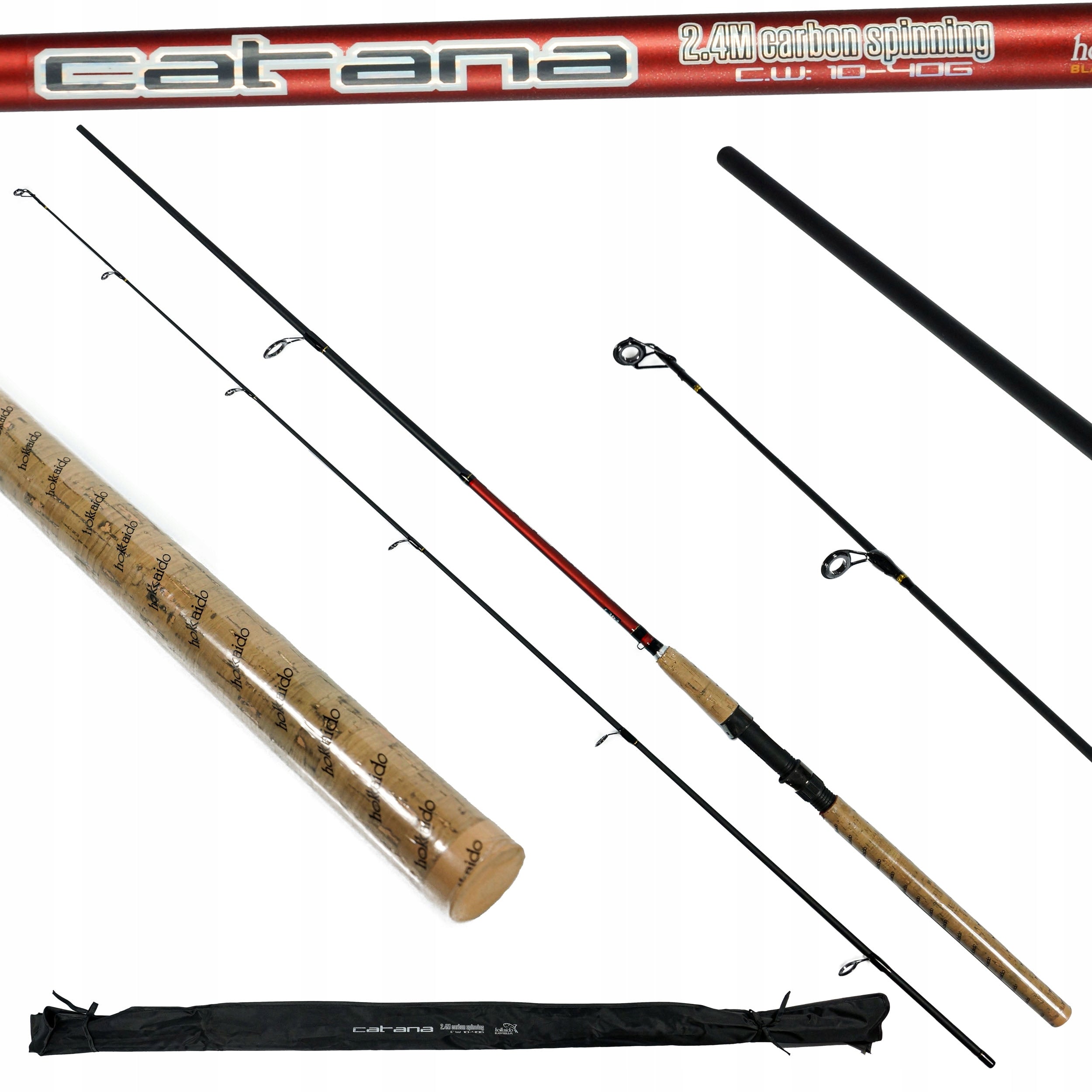 ROD HOKKAIDO CATANA CARBON SPINNING 2.7M 10-40G ULTRA LIGHT