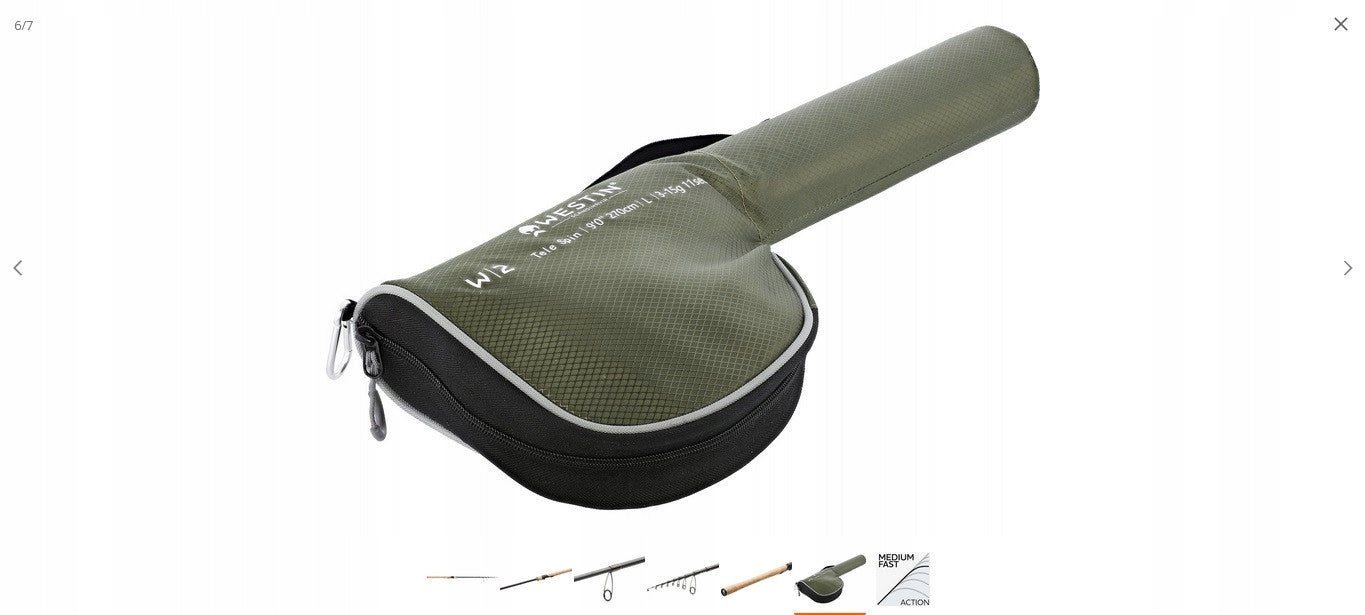ROD WESTIN W2 TELE SPIN 270CM XH 20-50G 11SEC W248-0911-XH Total length 270 cm