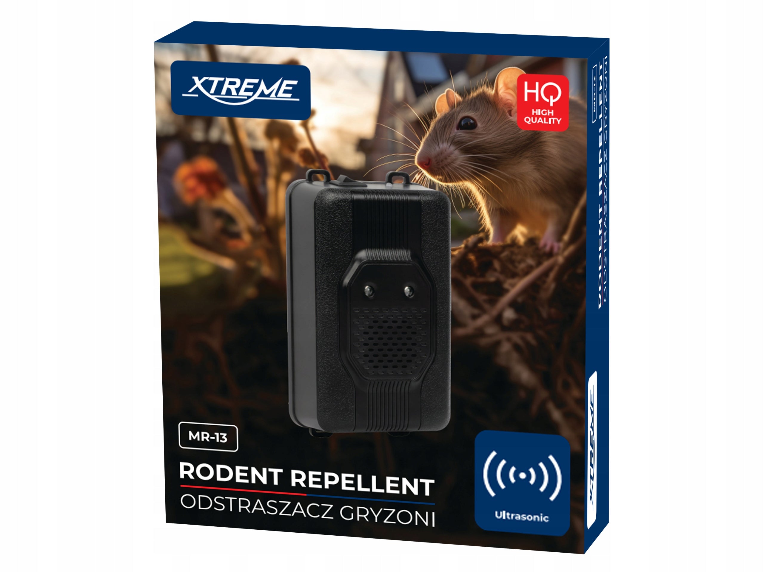 RODENT ANIMAL REPELLENT ULTRASONIC XTREME MR-13 ON MICE KUNA USB Manufacturer code 44-200#