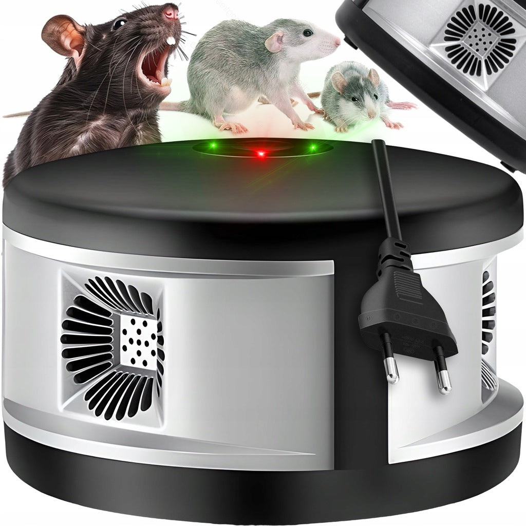 RODENT REPELLENT KUN RAT MICE ULTRASONIC 360° EFFECTIVE 100M2